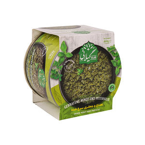 نعناع وبقدونس مقلي معلب 460 غرام نعناع وبقدونس مقلي معلب 460 غرام